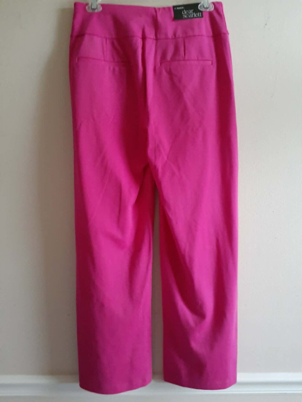 DEAR SCARLETT Women's Solid Straight Leg Magic Pants - Picture 11 of 11
